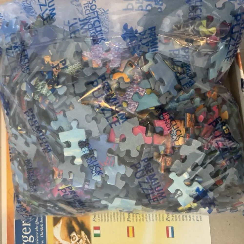 ⁠Ravensburger Tropical Waters 500 Pc Jigsaw Puzzle Sea Turtles NEW Sealed Bag